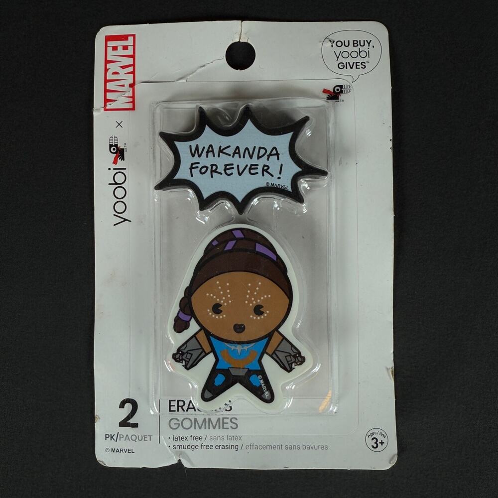 Yoobi Marvel Wakanda Forever 2 pc erasing new